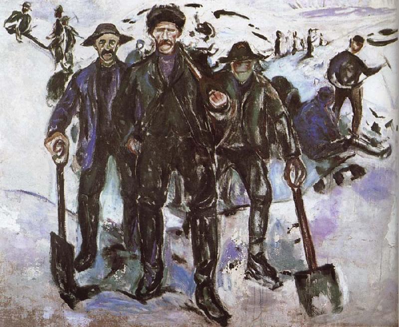 Edvard Munch Worker China oil painting art